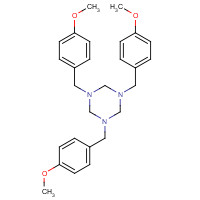 58837-16-4 1,3,5-tris[(4-methoxyphenyl)methyl]-1,3,5-triazinane chemical structure