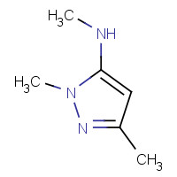 103068-68-4 N,2,5-trimethylpyrazol-3-amine chemical structure