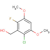 1453213-54-1 (2-chloro-6-fluoro-3,5-dimethoxyphenyl)methanol chemical structure