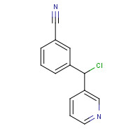 1181671-77-1 3-[chloro(pyridin-3-yl)methyl]benzonitrile chemical structure