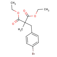 70146-85-9 diethyl 2-[(4-bromophenyl)methyl]-2-methylpropanedioate chemical structure