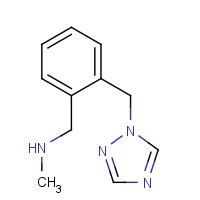 906352-64-5 N-methyl-1-[2-(1,2,4-triazol-1-ylmethyl)phenyl]methanamine chemical structure