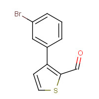 159078-93-0 3-(3-bromophenyl)thiophene-2-carbaldehyde chemical structure