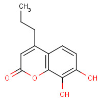19040-67-6 7,8-dihydroxy-4-propylchromen-2-one chemical structure