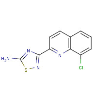 1179359-99-9 3-(8-chloroquinolin-2-yl)-1,2,4-thiadiazol-5-amine chemical structure