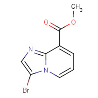 1234616-47-7 methyl 3-bromoimidazo[1,2-a]pyridine-8-carboxylate chemical structure