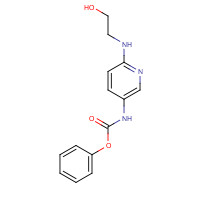 1419603-50-1 phenyl N-[6-(2-hydroxyethylamino)pyridin-3-yl]carbamate chemical structure
