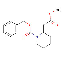 169384-56-9 benzyl 2-(2-methoxy-2-oxoethyl)piperidine-1-carboxylate chemical structure