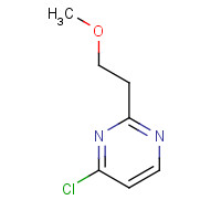 1250447-21-2 4-chloro-2-(2-methoxyethyl)pyrimidine chemical structure