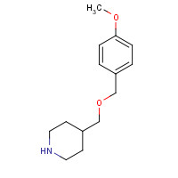 291289-74-2 4-[(4-methoxyphenyl)methoxymethyl]piperidine chemical structure