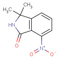 878156-59-3 3,3-dimethyl-7-nitro-2H-isoindol-1-one chemical structure