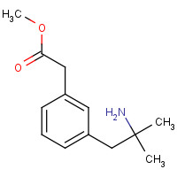 861448-78-4 methyl 2-[3-(2-amino-2-methylpropyl)phenyl]acetate chemical structure