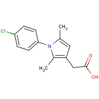 42779-82-8 2-[1-(4-chlorophenyl)-2,5-dimethylpyrrol-3-yl]acetic acid chemical structure