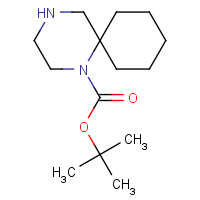 886766-48-9 tert-butyl 1,4-diazaspiro[5.5]undecane-1-carboxylate chemical structure
