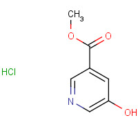 89937-78-0 methyl 5-hydroxypyridine-3-carboxylate;hydrochloride chemical structure