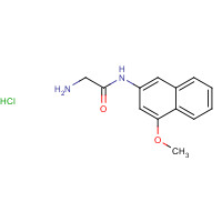 201930-16-7 2-amino-N-(4-methoxynaphthalen-2-yl)acetamide;hydrochloride chemical structure