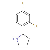 524674-05-3 2-(2,4-difluorophenyl)pyrrolidine chemical structure