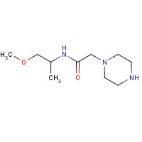 870008-02-9 N-(1-methoxypropan-2-yl)-2-piperazin-1-ylacetamide chemical structure
