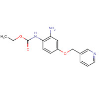 1043425-08-6 ethyl N-[2-amino-4-(pyridin-3-ylmethoxy)phenyl]carbamate chemical structure