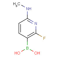 909187-40-2 [2-fluoro-6-(methylamino)pyridin-3-yl]boronic acid chemical structure