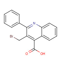 224633-15-2 3-(bromomethyl)-2-phenylquinoline-4-carboxylic acid chemical structure