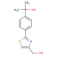 1478717-05-3 2-[4-[4-(hydroxymethyl)-1,3-thiazol-2-yl]phenyl]propan-2-ol chemical structure