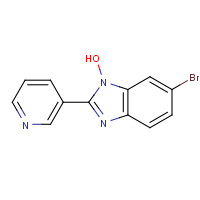 1356482-92-2 6-bromo-1-hydroxy-2-pyridin-3-ylbenzimidazole chemical structure