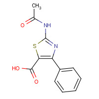 1266943-43-4 2-acetamido-4-phenyl-1,3-thiazole-5-carboxylic acid chemical structure