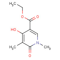 853106-90-8 ethyl 4-hydroxy-1,5-dimethyl-6-oxopyridine-3-carboxylate chemical structure