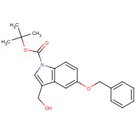 914349-14-7 tert-butyl 3-(hydroxymethyl)-5-phenylmethoxyindole-1-carboxylate chemical structure