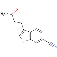 1021910-65-5 3-(3-oxobutyl)-1H-indole-6-carbonitrile chemical structure