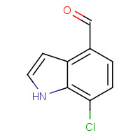 1167055-37-9 7-chloro-1H-indole-4-carbaldehyde chemical structure