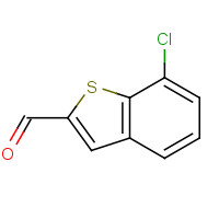 477735-67-4 7-chloro-1-benzothiophene-2-carbaldehyde chemical structure
