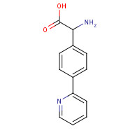 1136293-16-7 2-amino-2-(4-pyridin-2-ylphenyl)acetic acid chemical structure