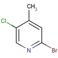 885267-40-3 2-bromo-5-chloro-4-methylpyridine chemical structure