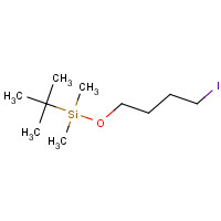 92511-12-1 tert-butyl-(4-iodobutoxy)-dimethylsilane chemical structure