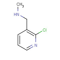 120739-88-0 1-(2-chloropyridin-3-yl)-N-methylmethanamine chemical structure