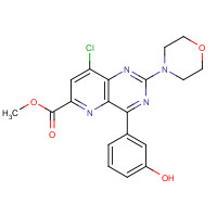 1240122-89-7 methyl 8-chloro-4-(3-hydroxyphenyl)-2-morpholin-4-ylpyrido[3,2-d]pyrimidine-6-carboxylate chemical structure