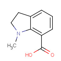 289725-22-0 1-methyl-2,3-dihydroindole-7-carboxylic acid chemical structure