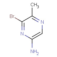 74290-68-9 6-bromo-5-methylpyrazin-2-amine chemical structure