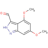 885518-87-6 4,6-dimethoxy-2H-indazole-3-carbaldehyde chemical structure