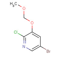 286946-78-9 5-bromo-2-chloro-3-(methoxymethoxy)pyridine chemical structure