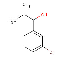 186000-55-5 1-(3-bromophenyl)-2-methylpropan-1-ol chemical structure