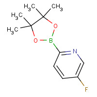 791819-04-0 5-fluoro-2-(4,4,5,5-tetramethyl-1,3,2-dioxaborolan-2-yl)pyridine chemical structure
