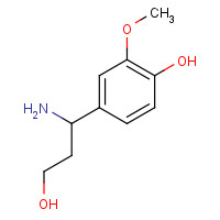 886366-29-6 4-(1-amino-3-hydroxypropyl)-2-methoxyphenol chemical structure