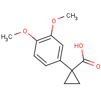 862821-16-7 1-(3,4-dimethoxyphenyl)cyclopropane-1-carboxylic acid chemical structure