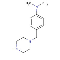 89292-79-5 N,N-dimethyl-4-(piperazin-1-ylmethyl)aniline chemical structure