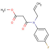 946505-38-0 methyl 3-(4-fluoro-N-prop-2-enylanilino)-3-oxopropanoate chemical structure