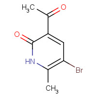727383-54-2 3-acetyl-5-bromo-6-methyl-1H-pyridin-2-one chemical structure
