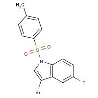 887338-48-9 3-bromo-5-fluoro-1-(4-methylphenyl)sulfonylindole chemical structure